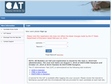Tablet Screenshot of catreg.org